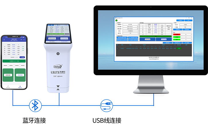 色差仪连接软件