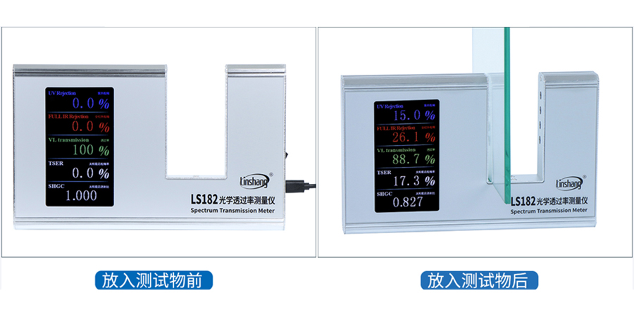 光学透过率测量仪测试界面